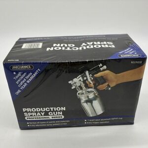 Mechanics 1qt Production Spray Paint Gun Professional Series Aluminum Cup M576DB
